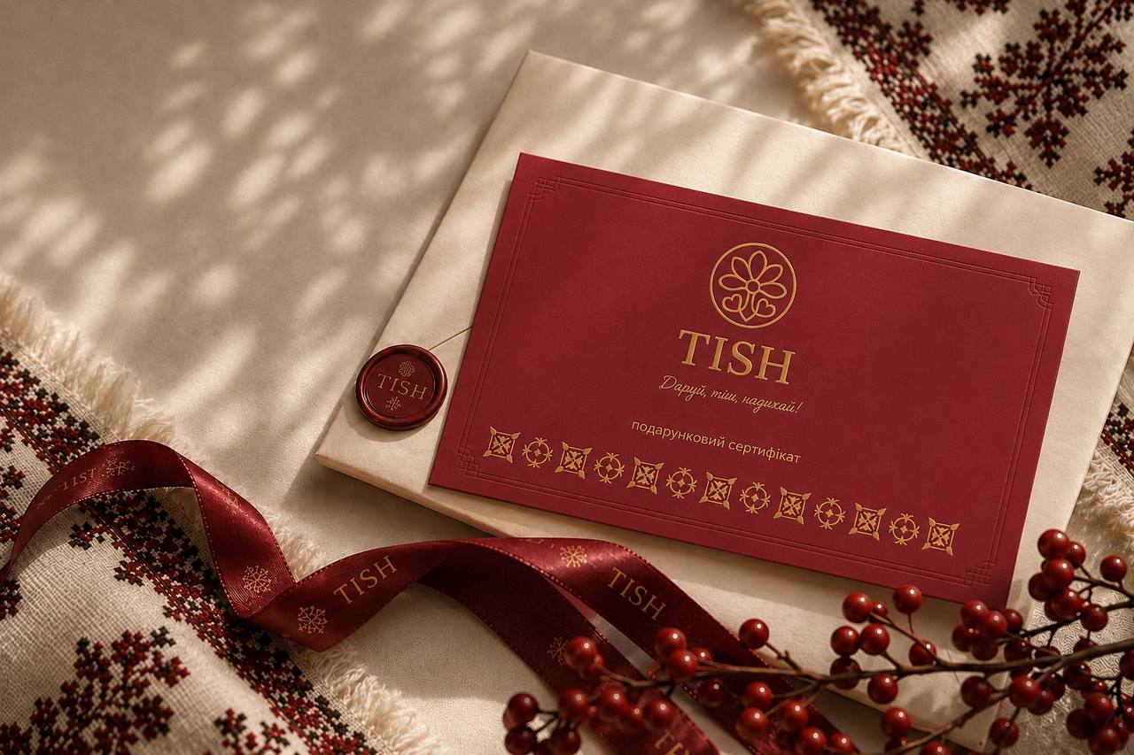Подарунковий сертифікат TISH